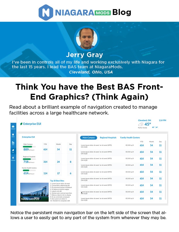 Healthcare BAS Nav Example